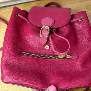 Coach backpack hot pink